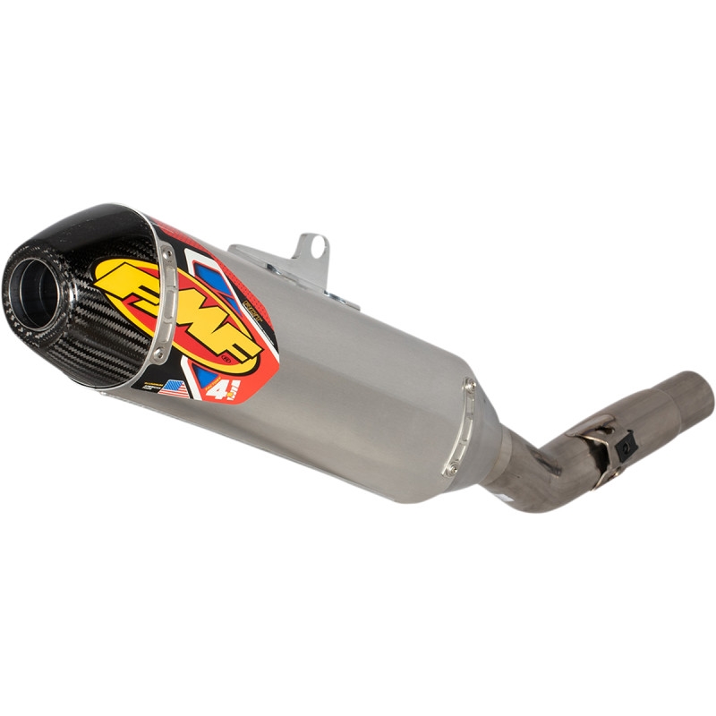 FMF Racing 041602 Factory 4.1 RCT Slip-On - Aluminum Muffler - Carbon End Cap...