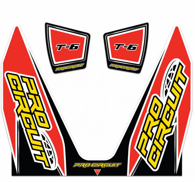 Pro Circuit DC14T6-YZ450F T-6 Exhaust Decal