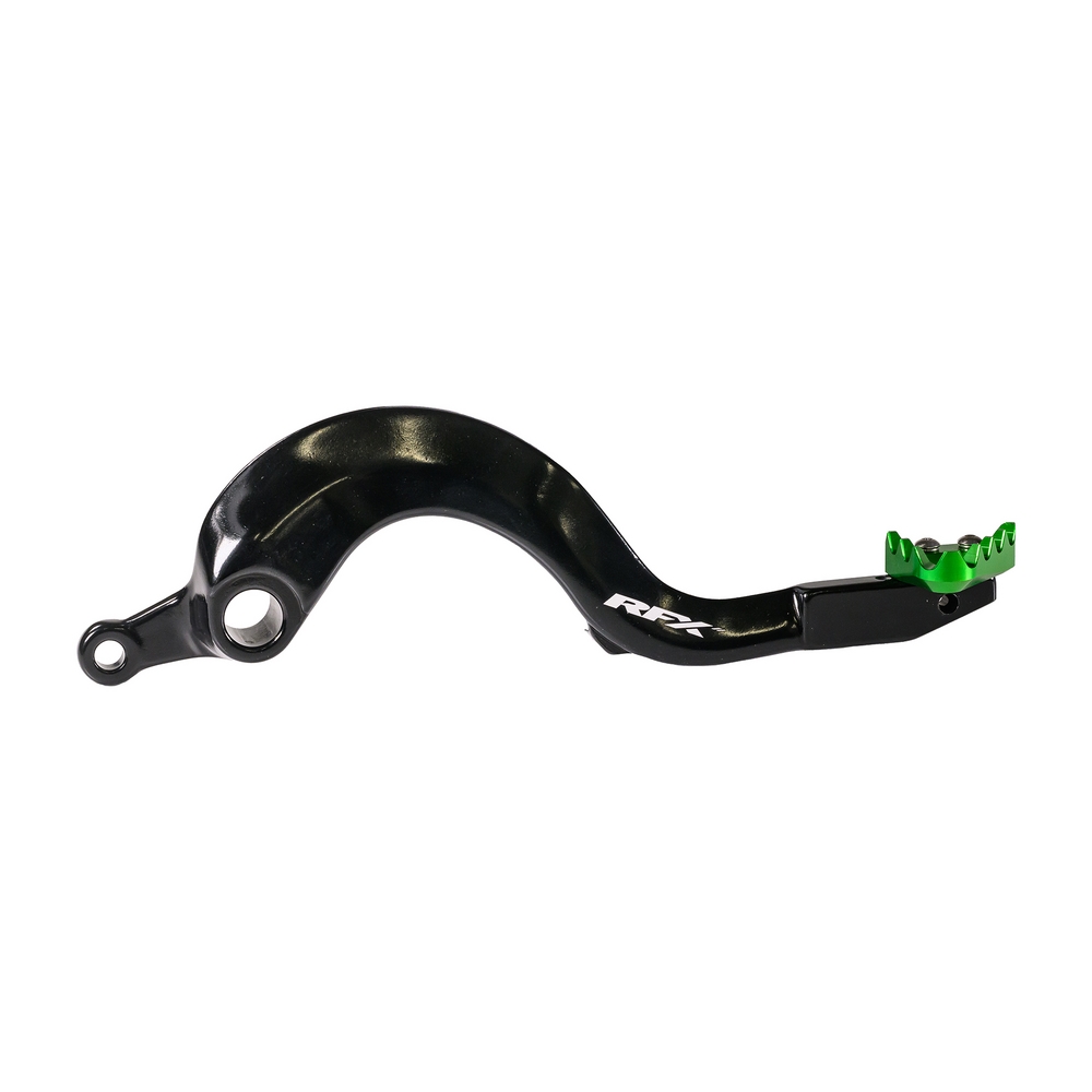 RFX FXRB 20501 99GN Pro Series Rear Brake Pedal with Solid Tip - Green