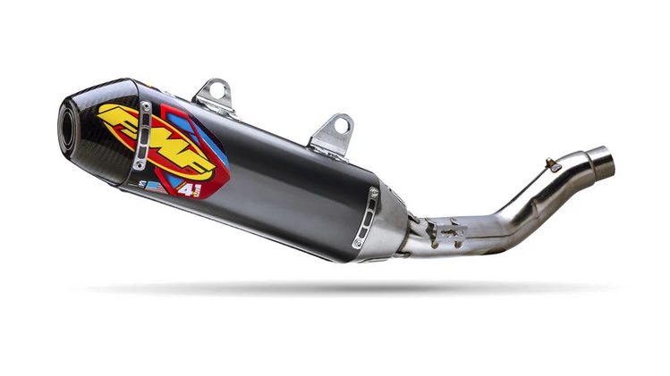 FMF Racing 042394 Factory 4.1 RCT Slip-On - Anodized Titanium Muffler Natural