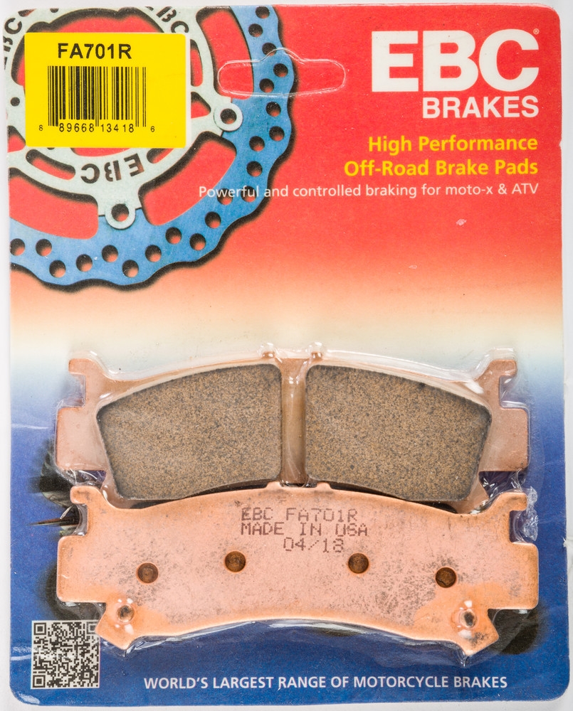 EBC FA701R R Series Long Life Sintered Brake Pads