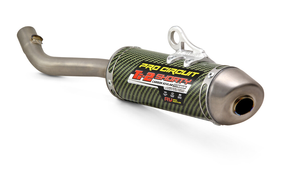 Pro Circuit 1131412K-RV Ti-2 Shorty Silencer Titanium