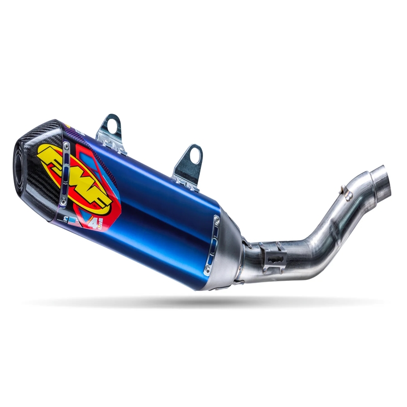FMF Racing 041619 Factory 4.1 RCT Muffler with Carbon End Cap Blue