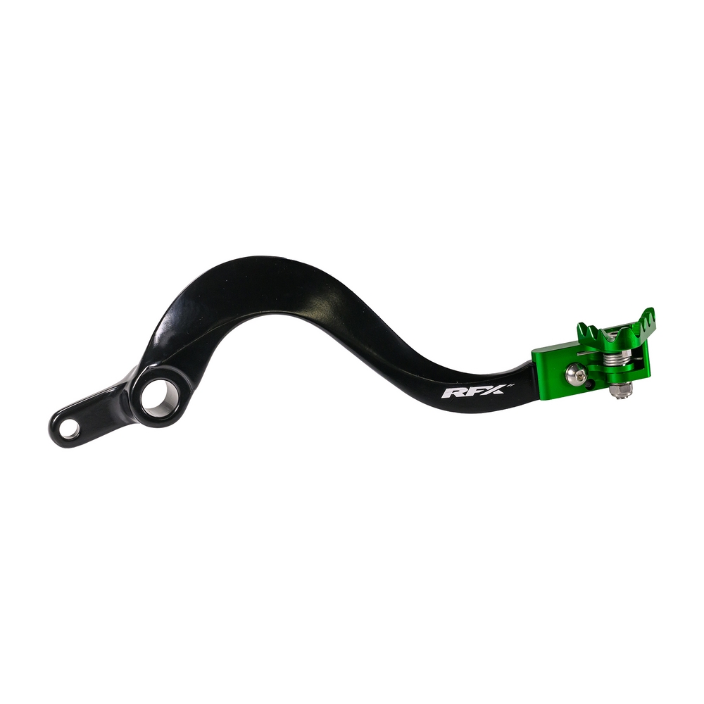 RFX FXRB 20200 99GN Pro Series Rear Brake Pedal with Folding Tip - Green