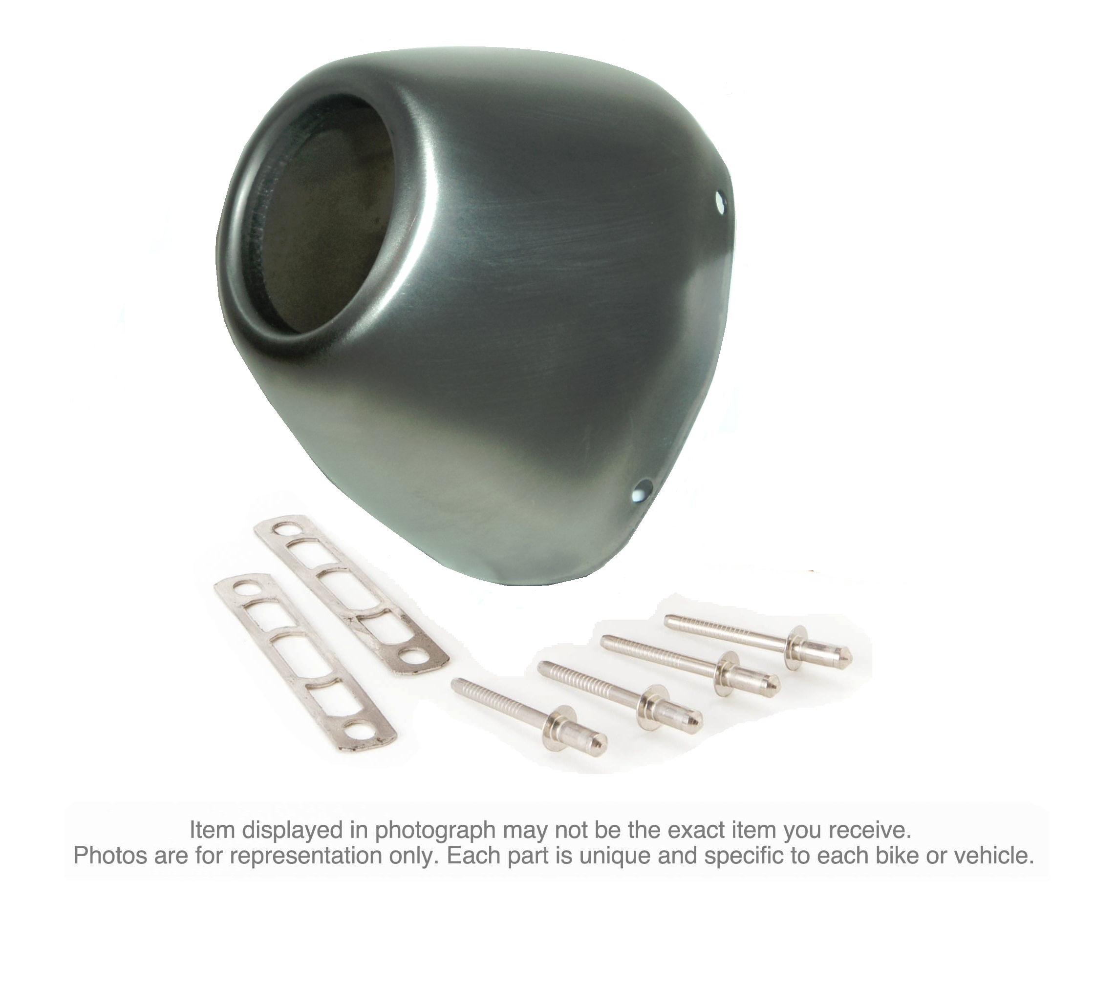 FMF Racing 040641 End Cap Kit for Factory 4.1RCT - Stainless Steel
