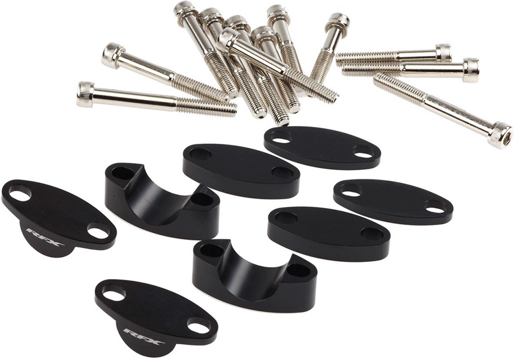 RFX FXHM 90128 55BK Handlebar Riser Kit - 1 1/8in. / 28.6mm.