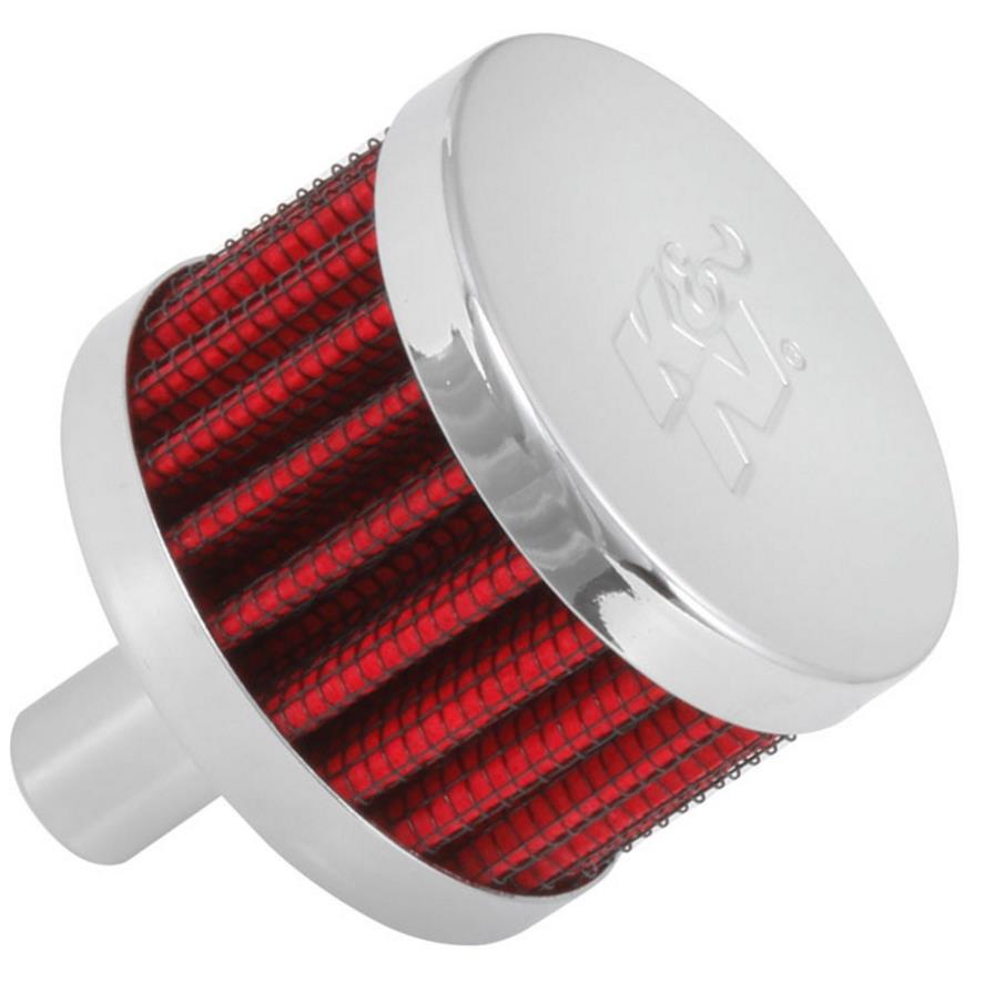K&N Engineering 62-1015 Steel Base Crankcase Vent Filter - 1/2in. Vent - Rubb...