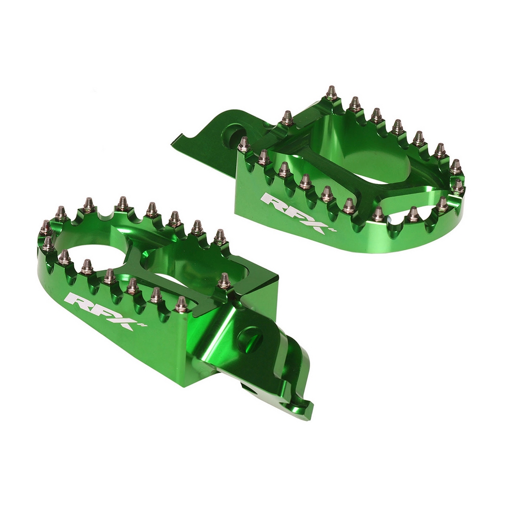 RFX FXFR 20100 99GN Pro Series Aluminum Footpegs - Green