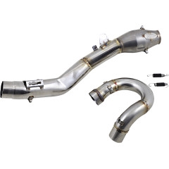 FMF Racing 045661 MegaBomb Header with Mid-Pipe - Stainless Steel Stainless S...