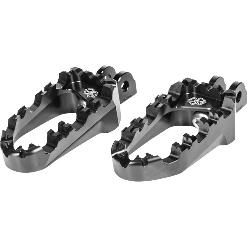 MC WORKS  
RAGING BULL 95XZ-TRIDENT 2セット Gilles Tooling Pro-X Enduro Driver Footpegs RGK-121-UF34-SET