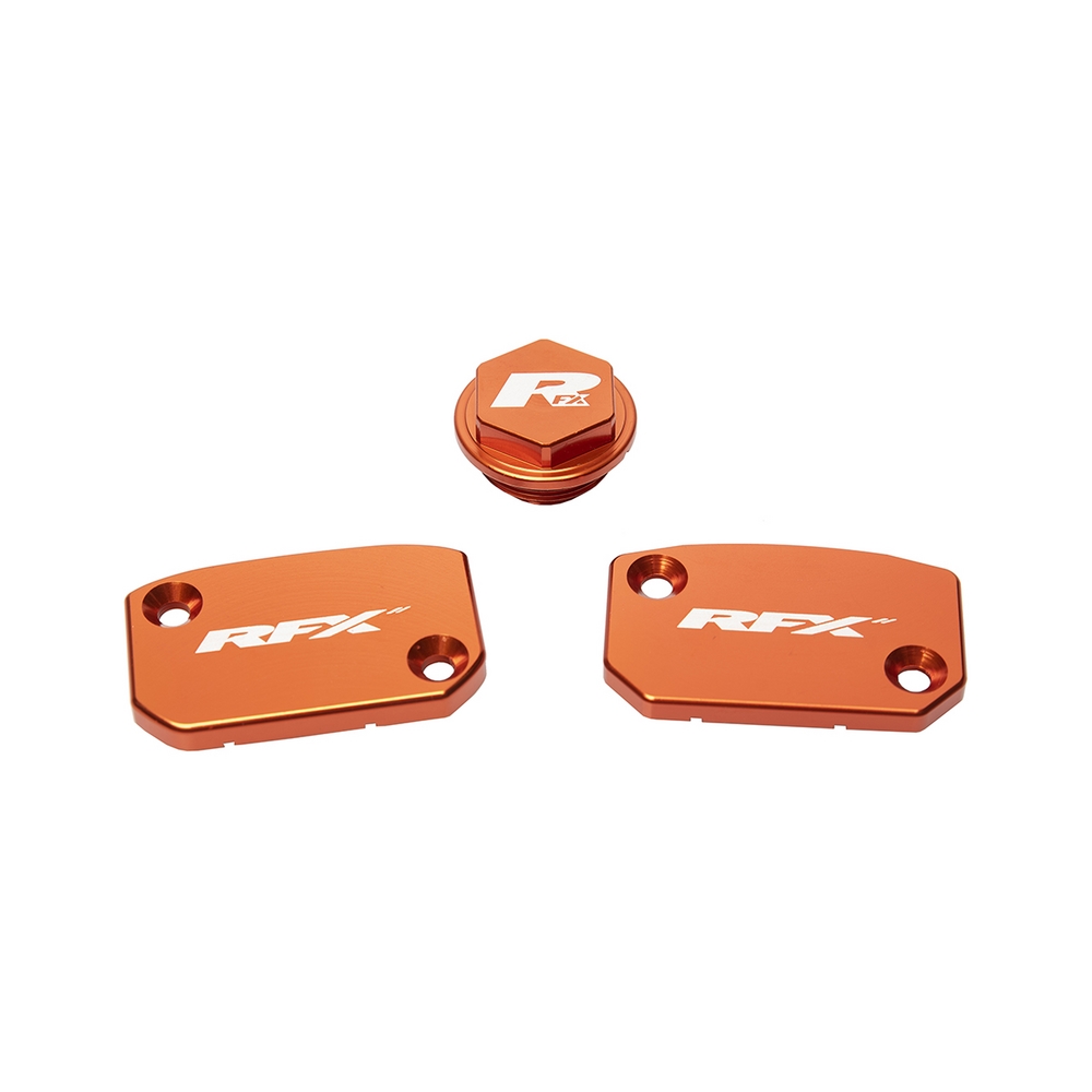 RFX FXRC 52200 99OR Brake Reservoir Cap Kit - Orange