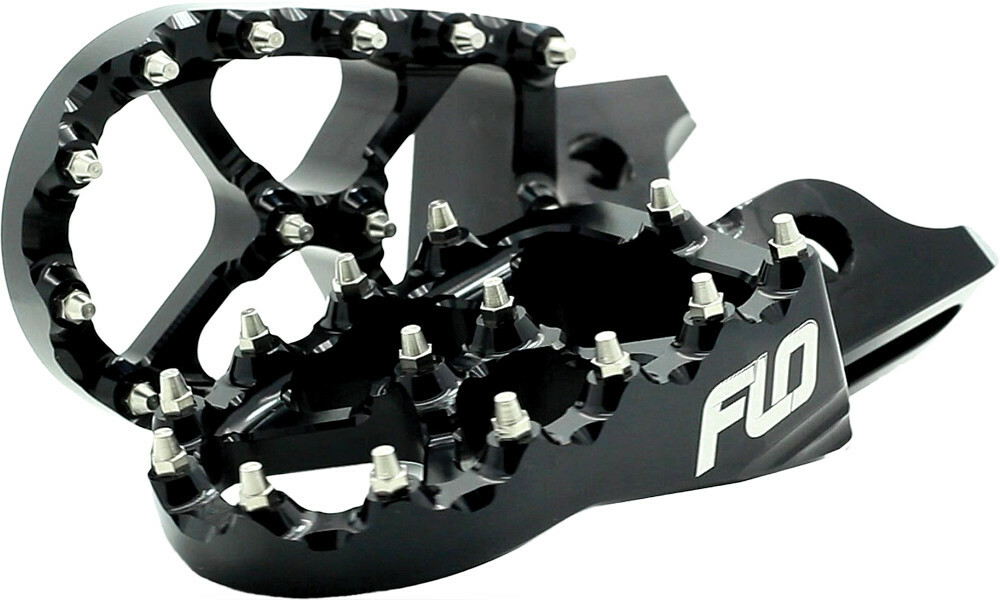 Flo Motorsports FPEG-793-2BLK Pro Series Footpegs - Black