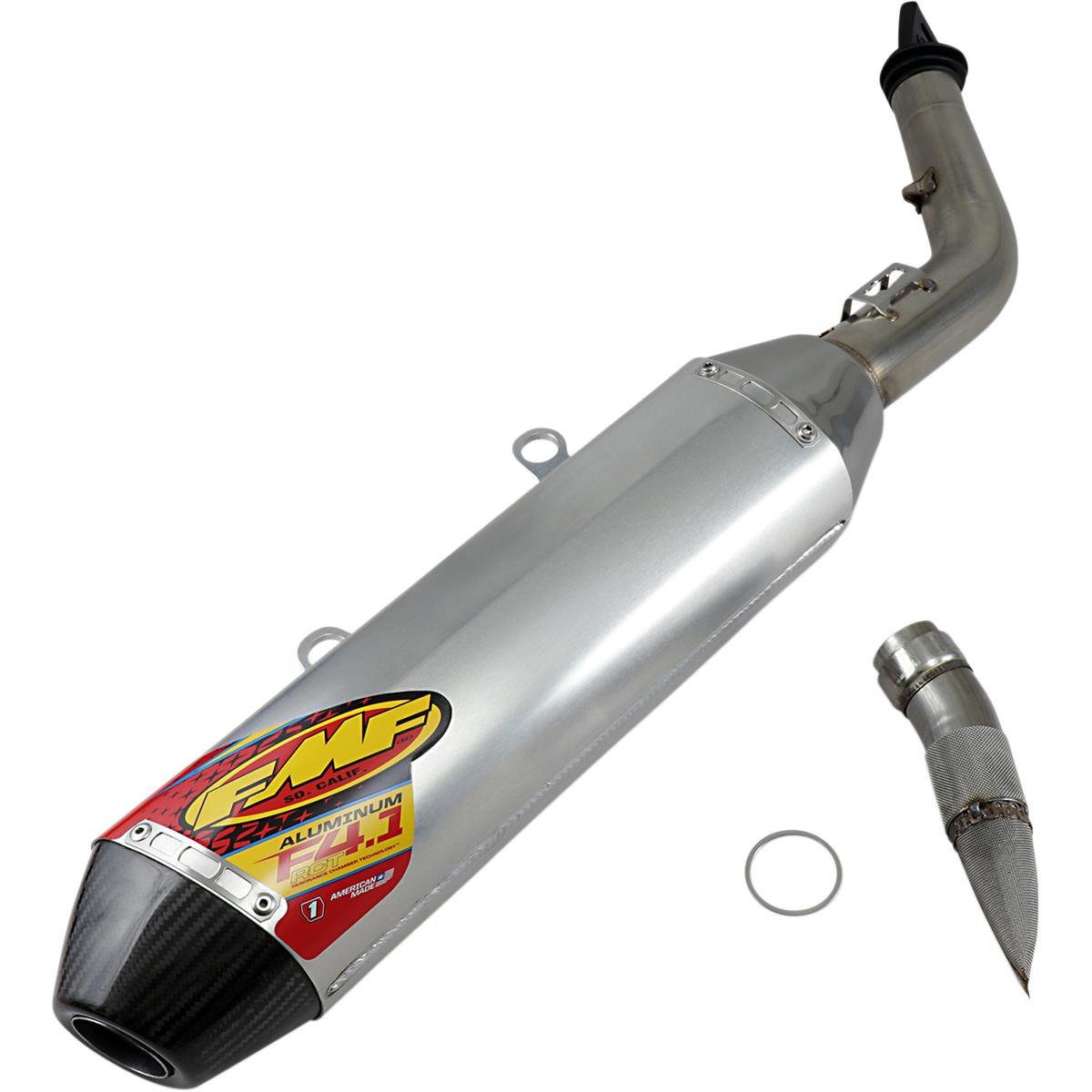 FMF Racing 045628 Factory 4.1 RCT Slip-On - Aluminum Muffler - Carbon Fiber E...