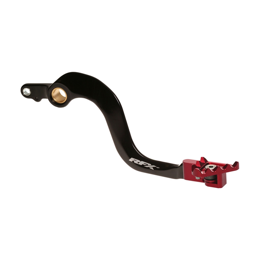 RFX FXRB 50700 99RD Pro Series Rear Brake Pedal with Folding Tip - Red