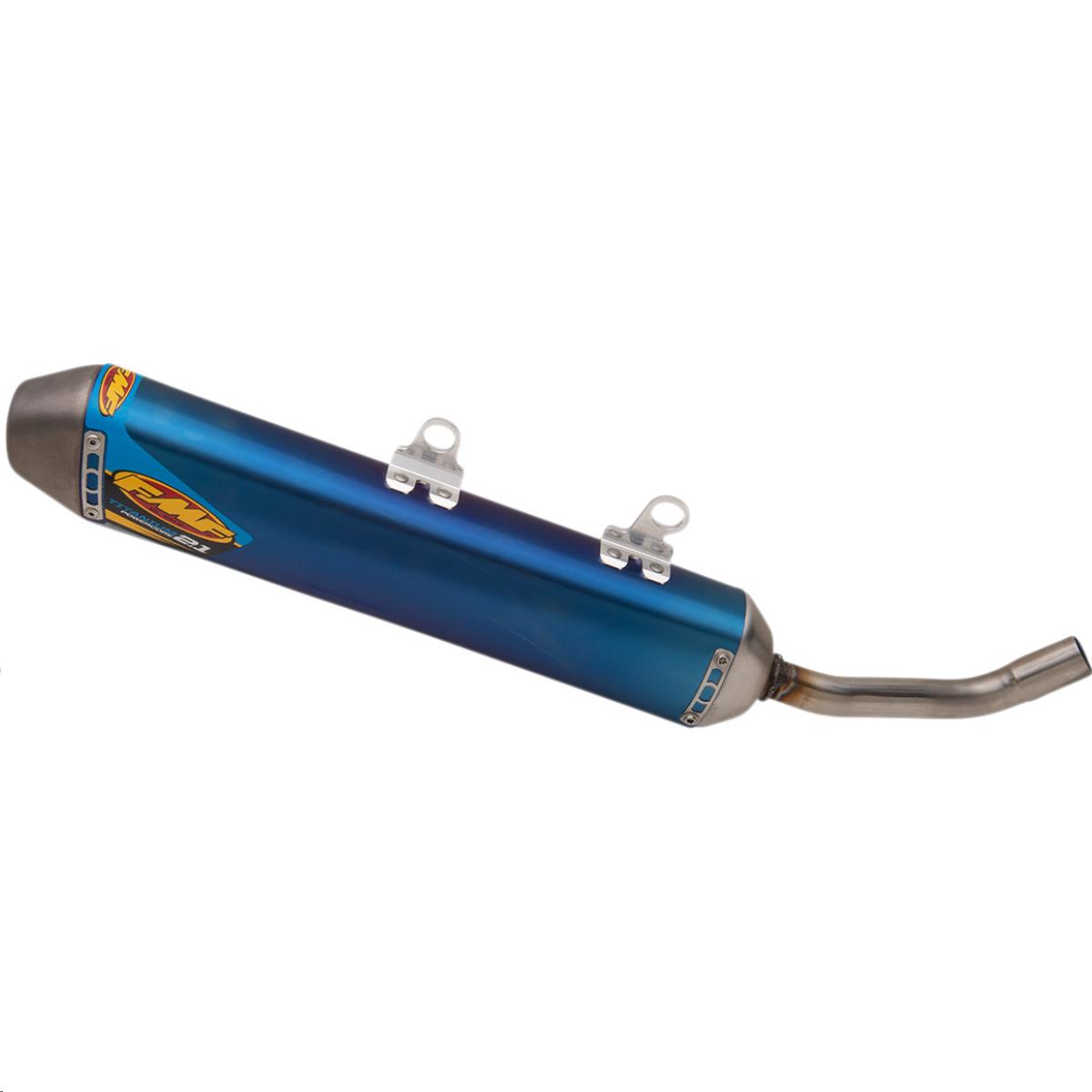 FMF Racing 025264 PowerCore 2.1 Silencer - Titanium EXTREME Blue