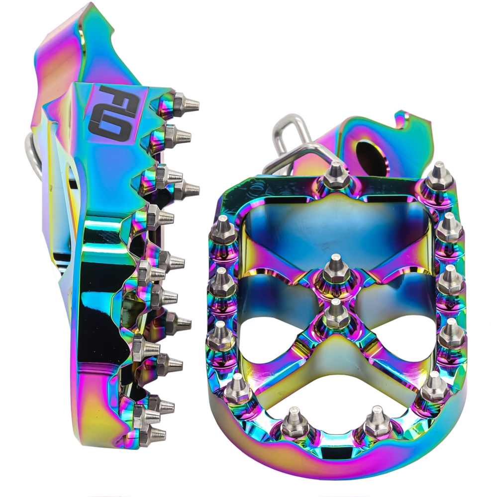 Flo Motorsports FPEG-796JET Pro Series Footpegs - Jet Fuel