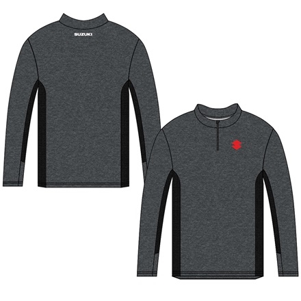 Camisas de manga larga Suzuki Quarter Zip Performance SML-3XL - Imagen 2 de 2