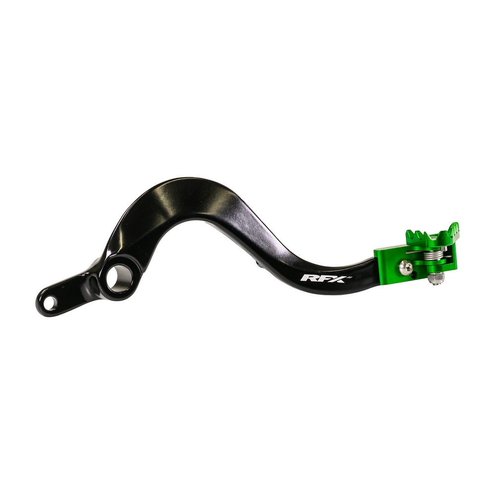 RFX FXRB 20100 99GN Pro Series Rear Brake Pedal with Folding Tip - Green