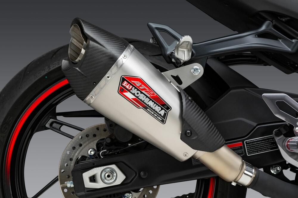 Yoshimura 19450BP520 AT2 Street Series Slip-On - Stainless Steel Natural