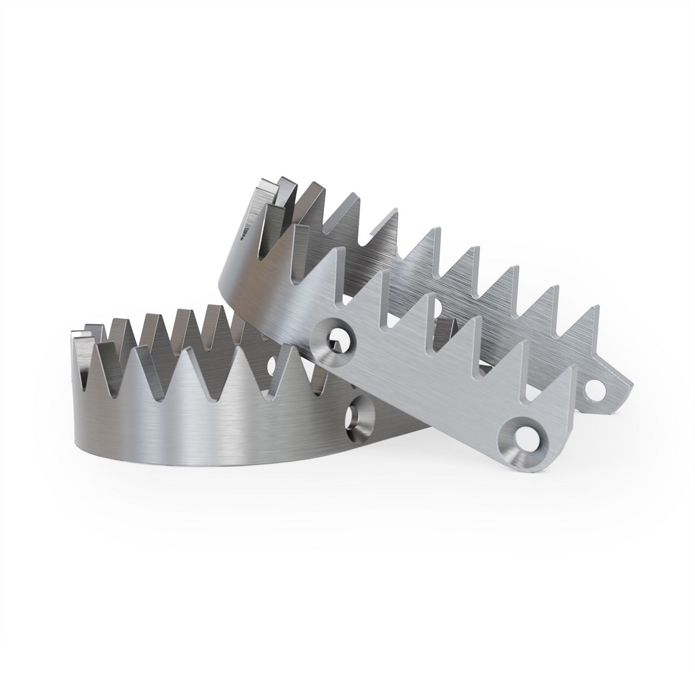 RFX FXFR 90100 99TA Replacement Footpeg Plates and Screws - Titanium