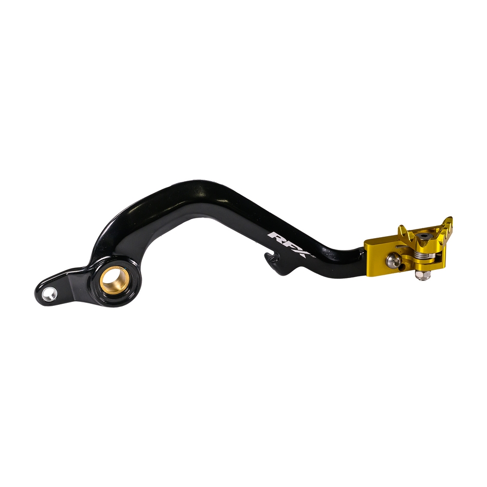 RFX FXRB 30500 99YL Pro Series Rear Brake Pedal with Folding Tip - Yellow
