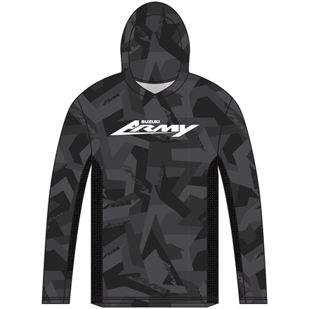 Sudaderas con capucha manga larga Suzuki RM Army Camo Performance SML-3XL - Imagen 2 de 2