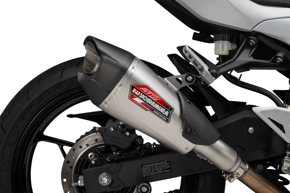 Yoshimura AT2 Slip-On Exhaust Muffler Kawasaki NINJA 500/400/Z500