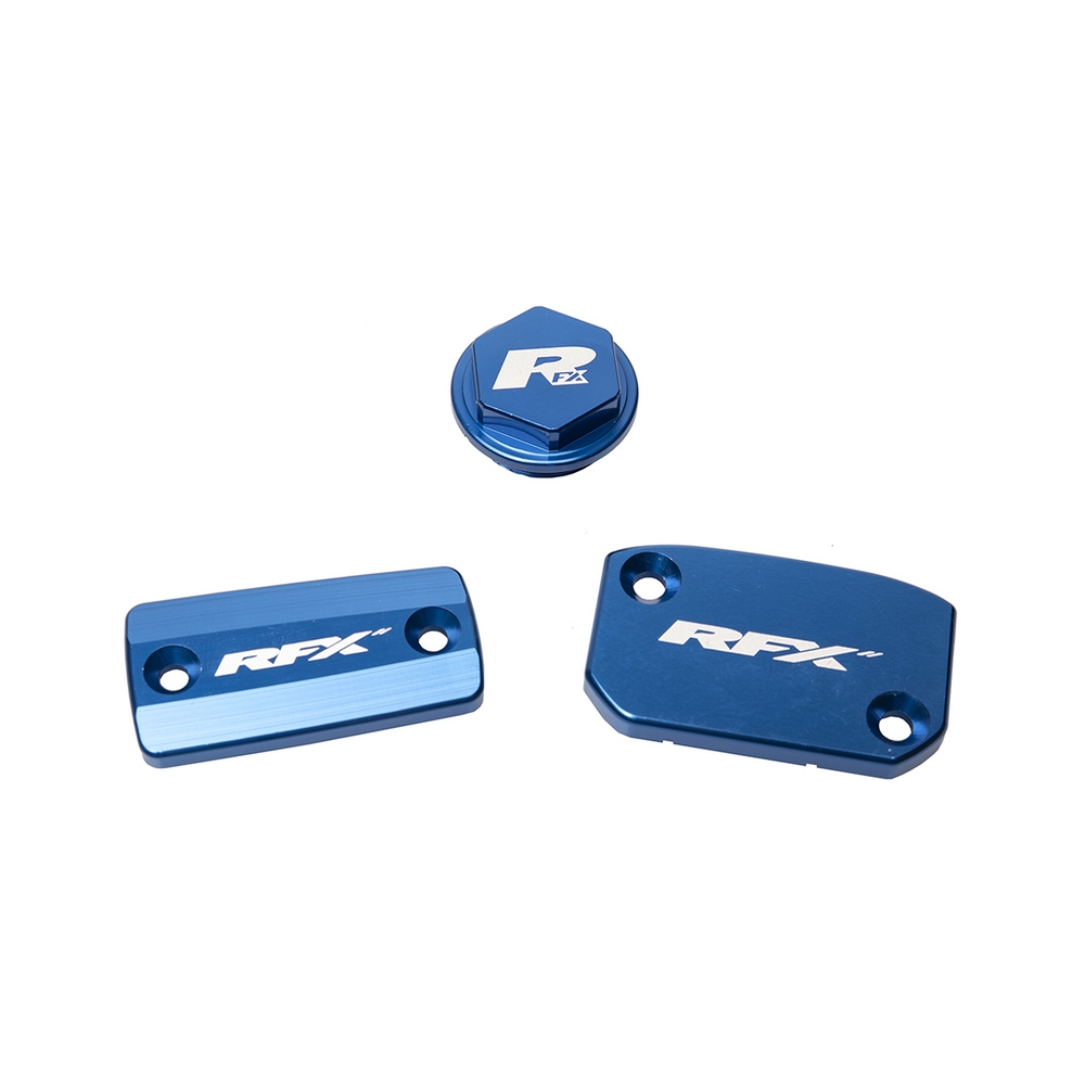 RFX FXRC 72100 99BU Brake Reservoir Cap Kit - Blue