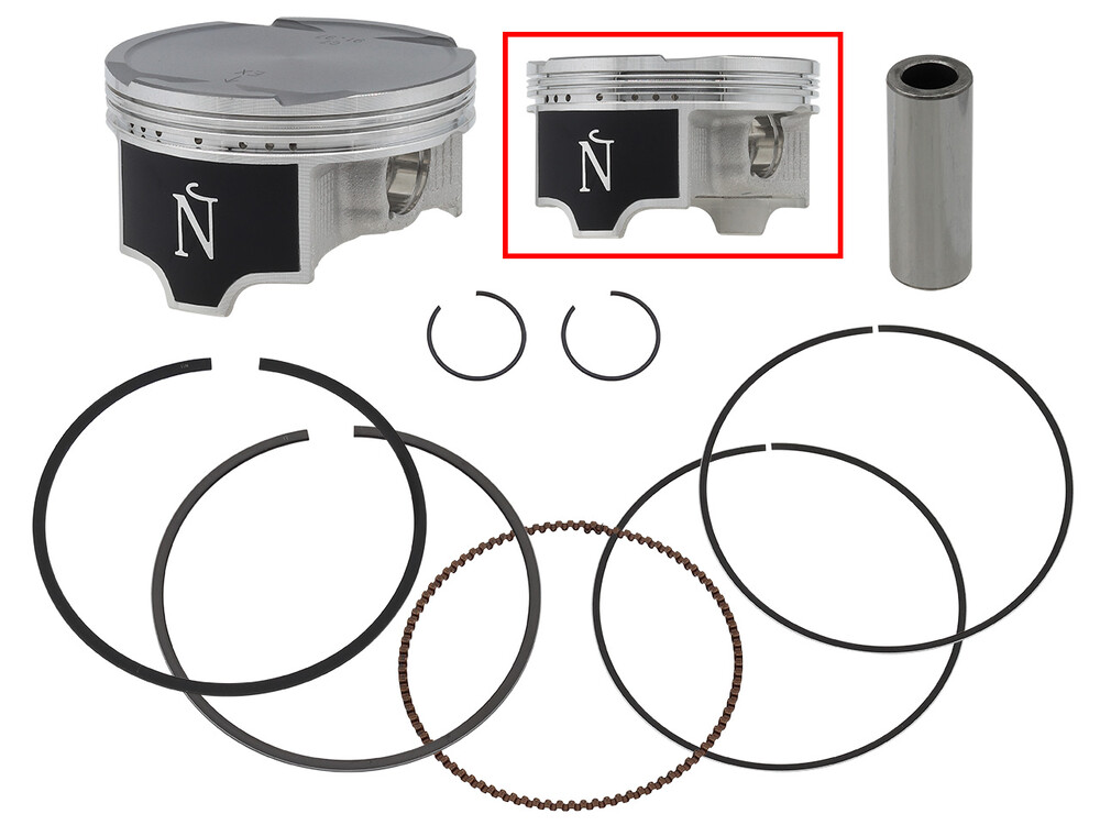 Namura Technologies NA-10093-2 Piston Kit - 0.50mm Oversize to 92.50mm
