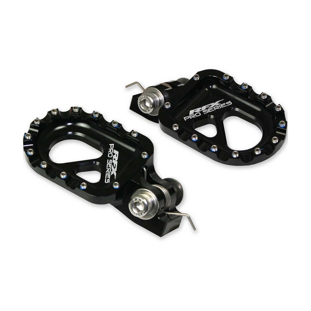 RFX FXFR 90200 99BK Trials Footpegs - Black