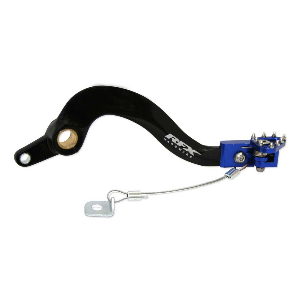 RFX FXRB 40400 99BU Pro Series Rear Brake Pedal with Folding Tip - Blue