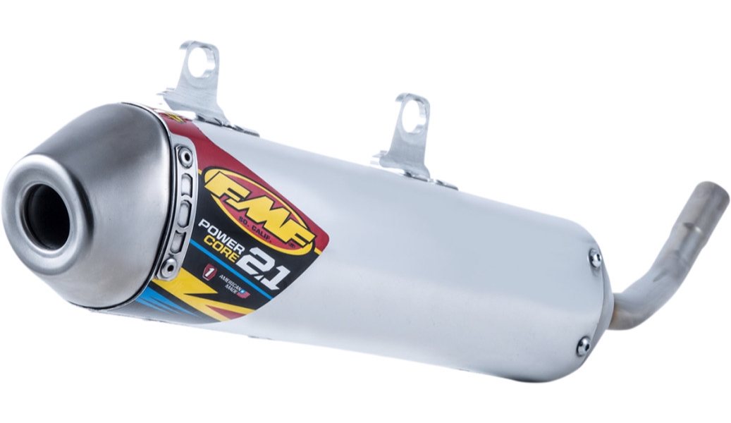 FMF Racing 025278 PowerCore 2.1 Silencer - Aluminum Aluminum