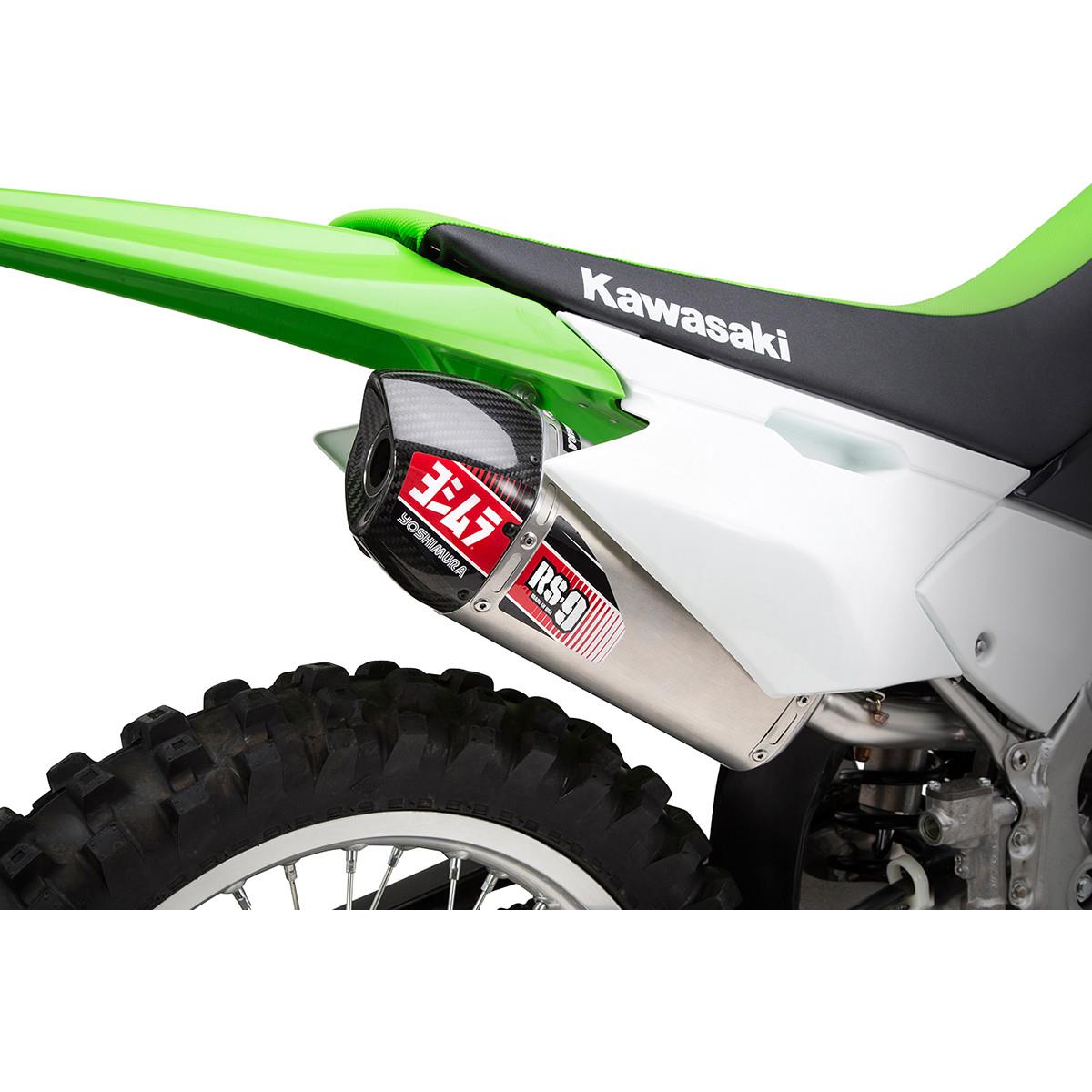 Yoshimura 24140AH320 RS-9 Enduro Exhaust System - Aluminum Muffler Natural