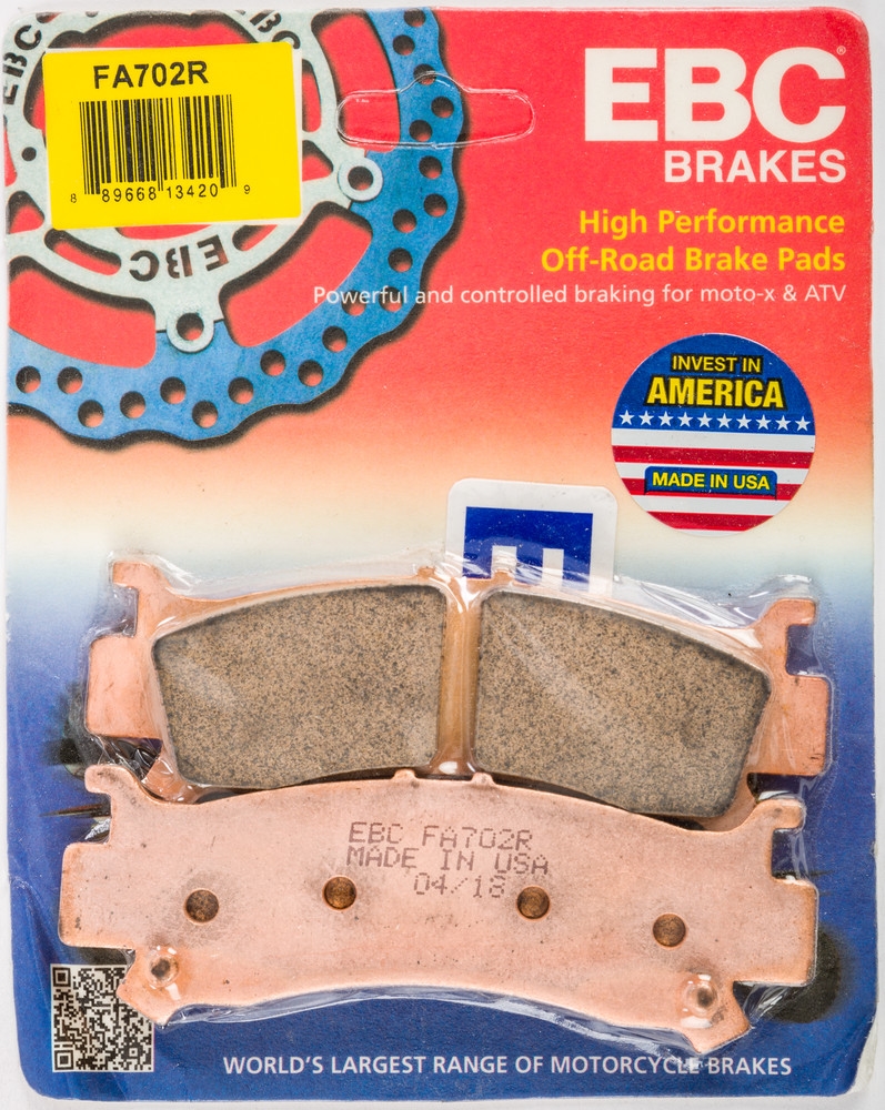 EBC FA702R R Series Long Life Sintered Brake Pads