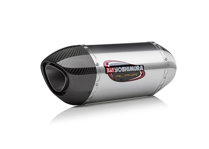 Yoshimura 11600EM520 Alpha Signature Series Slip-On - Stainless Steel Muffler...