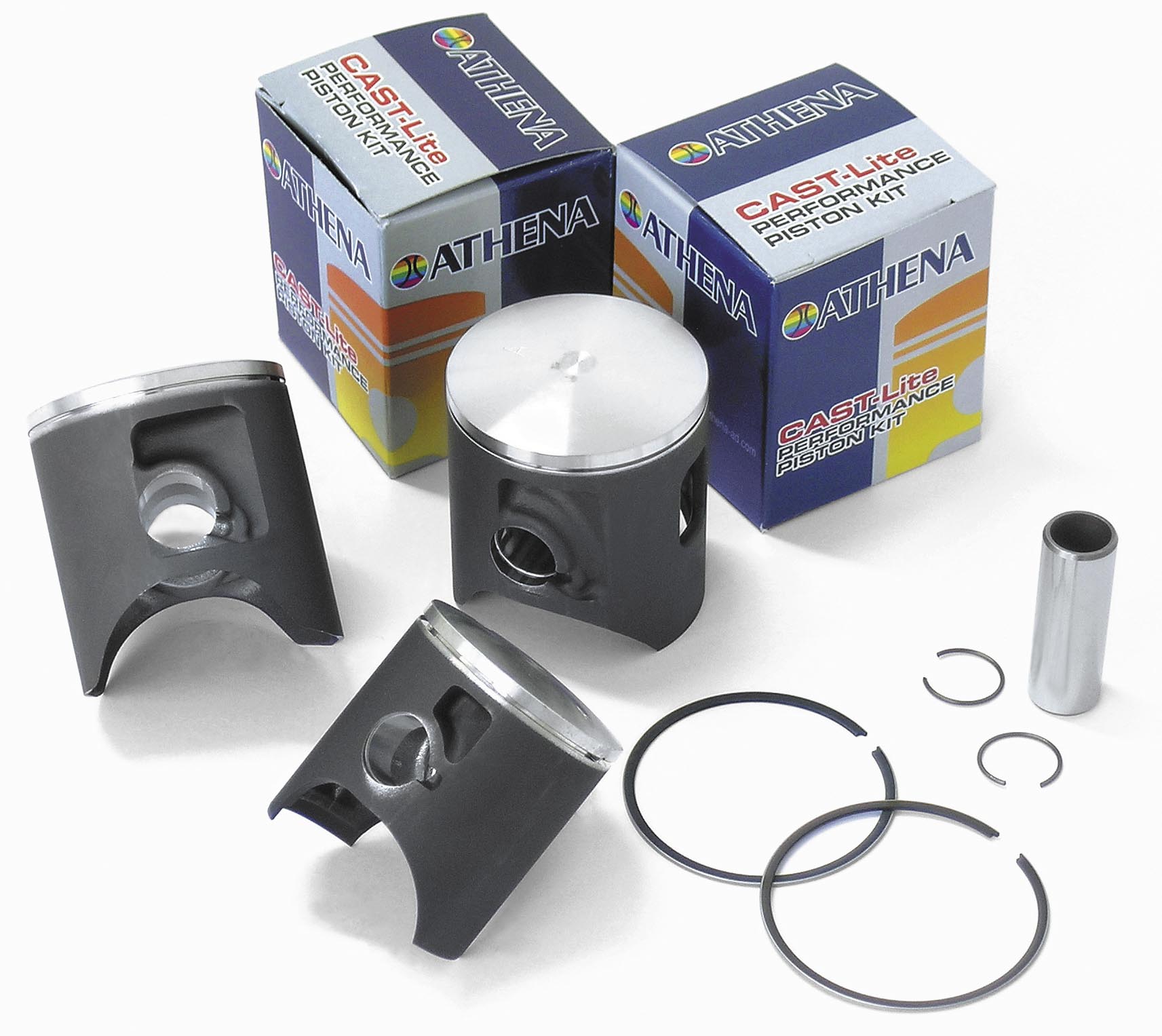 Athena S410485302007.B Piston Kit (B) - Standard Bore 53.95mm, 14.3:1 Compres...