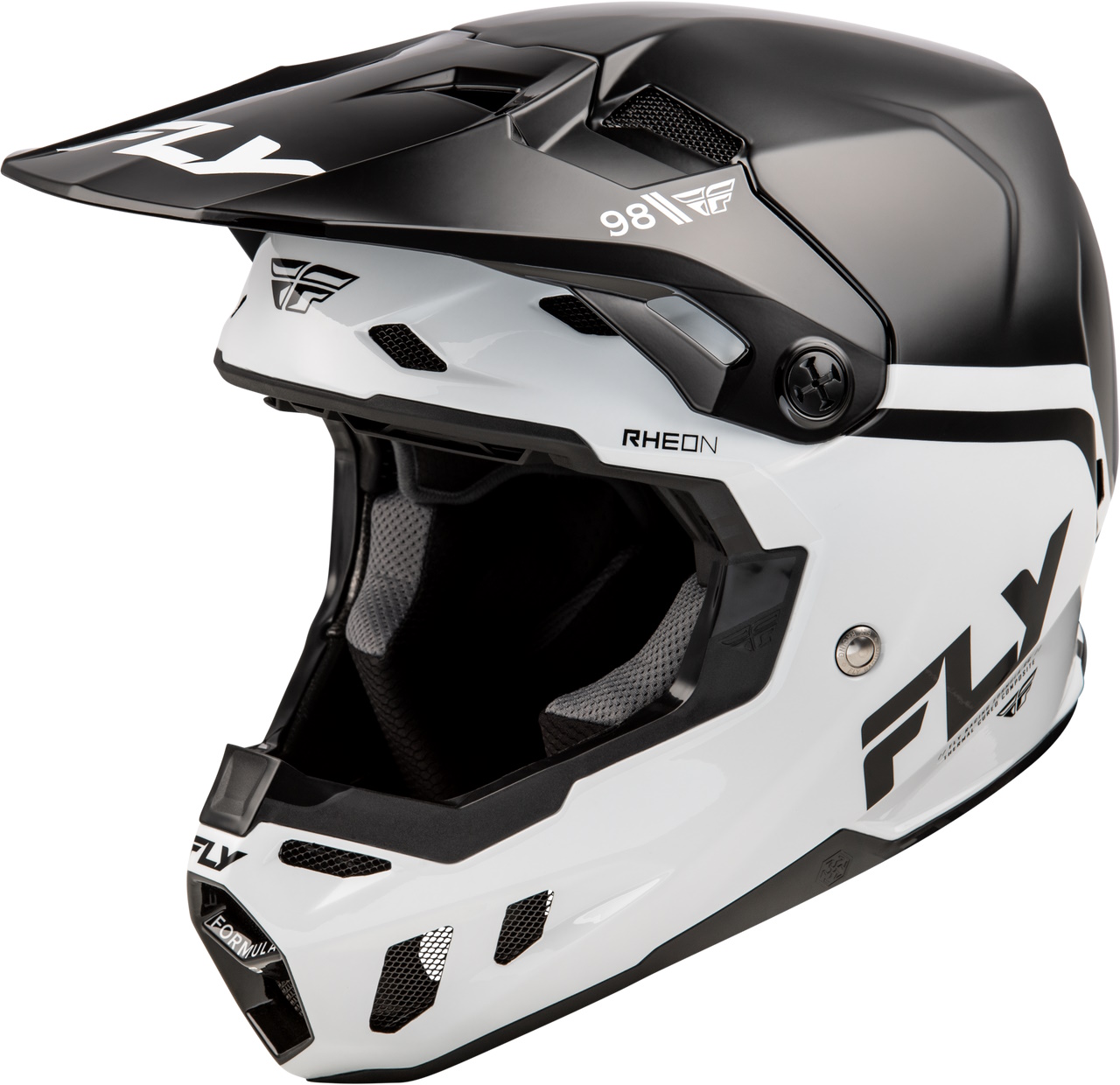 Fly Racing 73-43492X Formula CC Objective Helmet 2XL Black/White