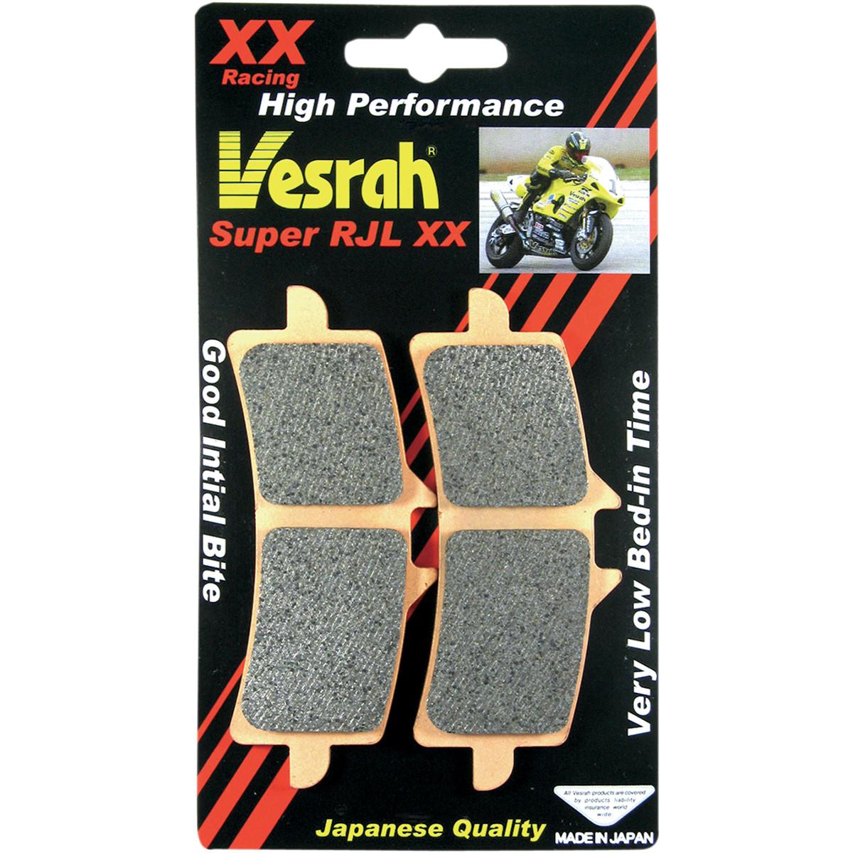07-13 for Kawasaki Ninja ZX-6R VESRAH JL Sintered Metal Brake Pads