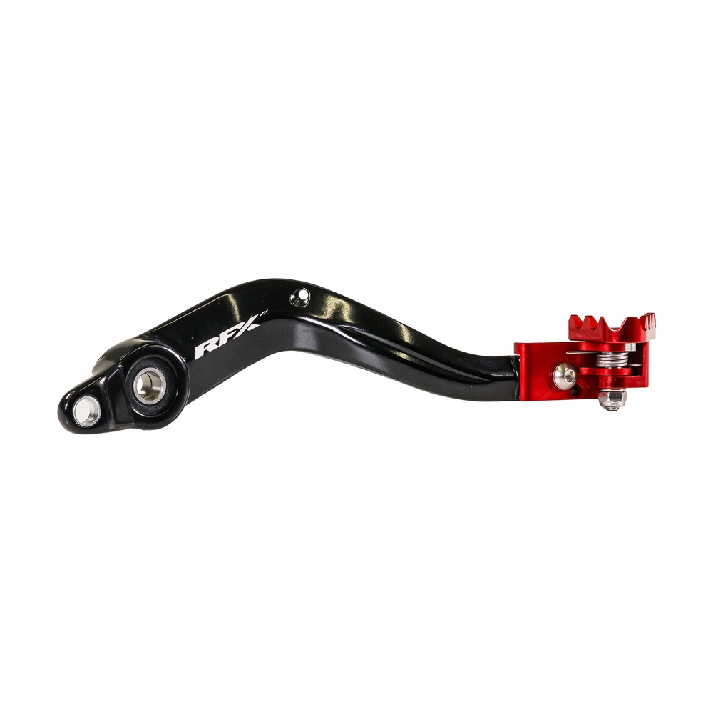RFX FXRB 80200 99RD Pro Series Rear Brake Pedal with Folding Tip - Red