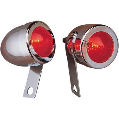 Harley-Davidsonライト Drag Specialties Bullet Light with Mount Right Chrome Harley