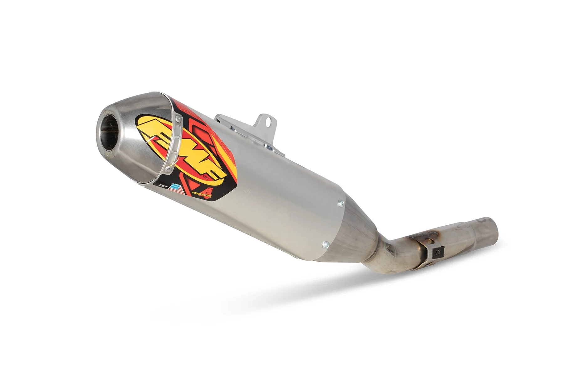 FMF Racing 042409 PowerCore 4 HEX Slip-On - Stainless Steel