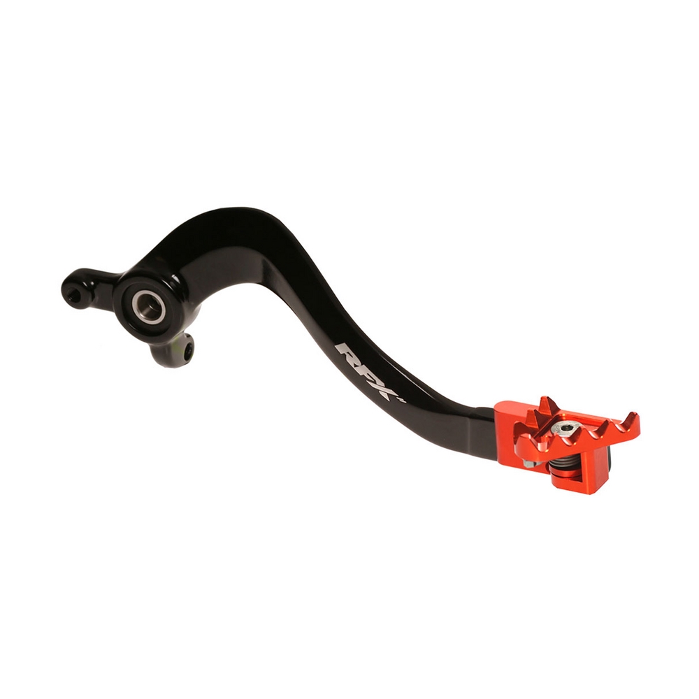 RFX FXRB 50700 99OR Pro Series Rear Brake Pedal with Folding Tip - Orange