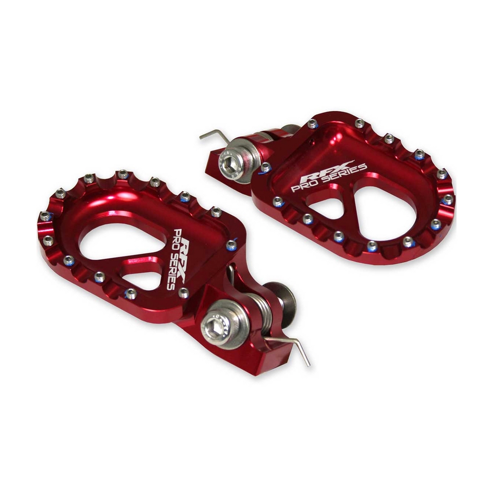 RFX FXFR 90200 99RD Trials Footpegs - Red