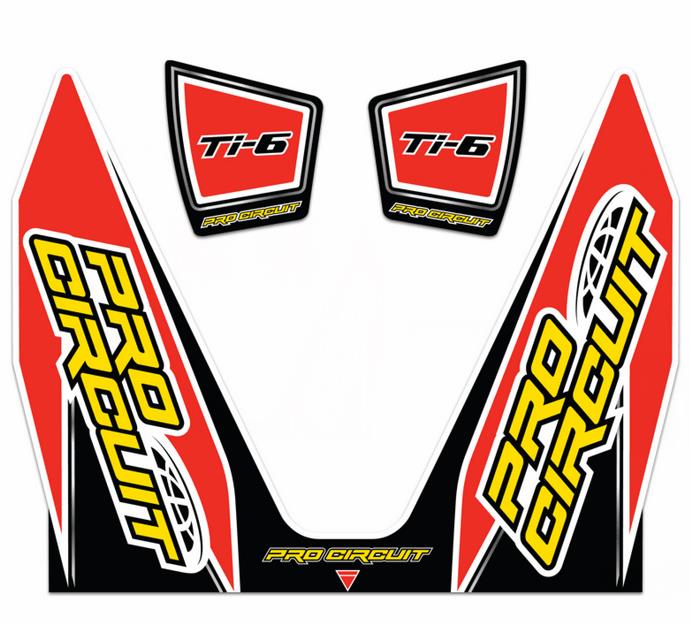 Pro Circuit DC14TI6-YZ250F Ti-6 Exhaust Decal