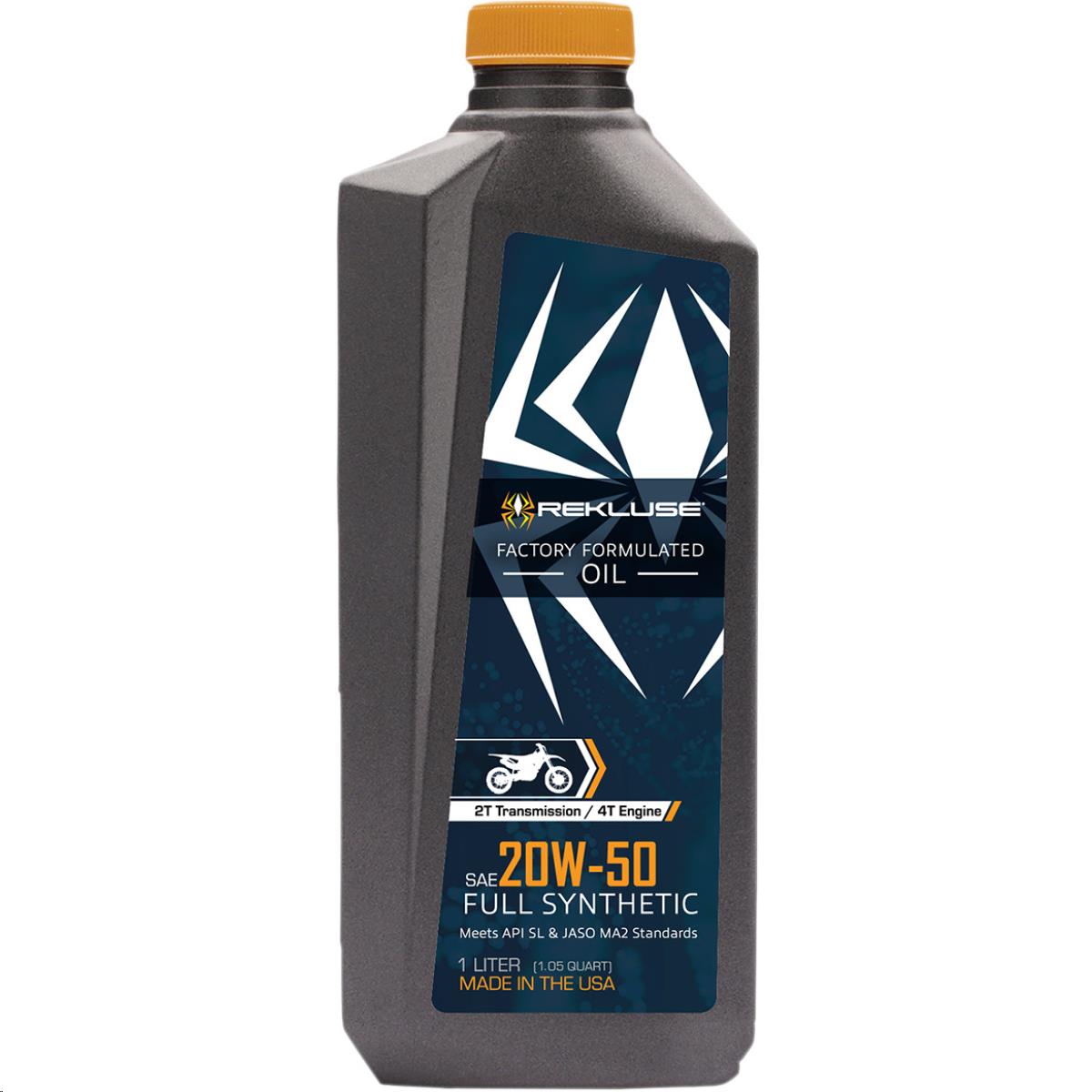 Rekluse RMS-1099002 High-Performance Full Synthetic Transmission Oil - 20W50 ...