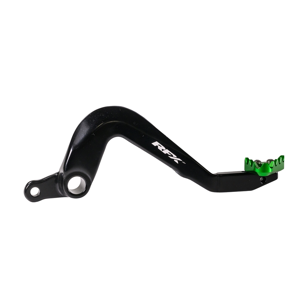 RFX FXRB 20301 99GN Pro Series Rear Brake Pedal with Solid Tip - Green