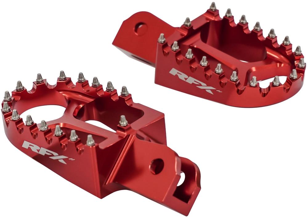 RFX FXFR 50300 99RD Pro Series Aluminum Footpegs - Red