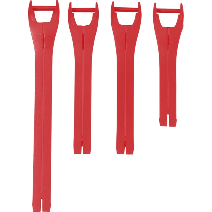 FaB 炎斬 / Ignite RF EX 3枚セット Moose Racing 3430-1013 Qualifier Boot Strap Kit - Red - 7-9