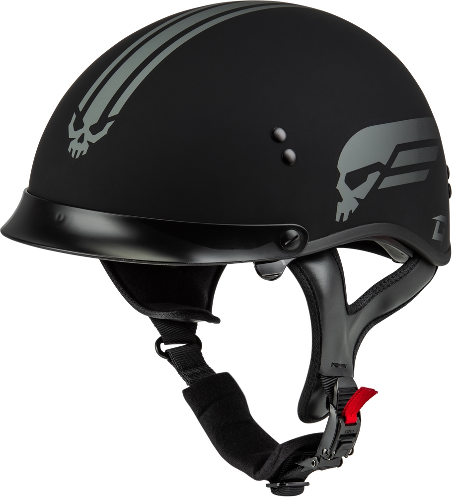 Casco de retribución GMAX HH-65 con casco Peak Street 1/2 DOT - Imagen 3 de 3