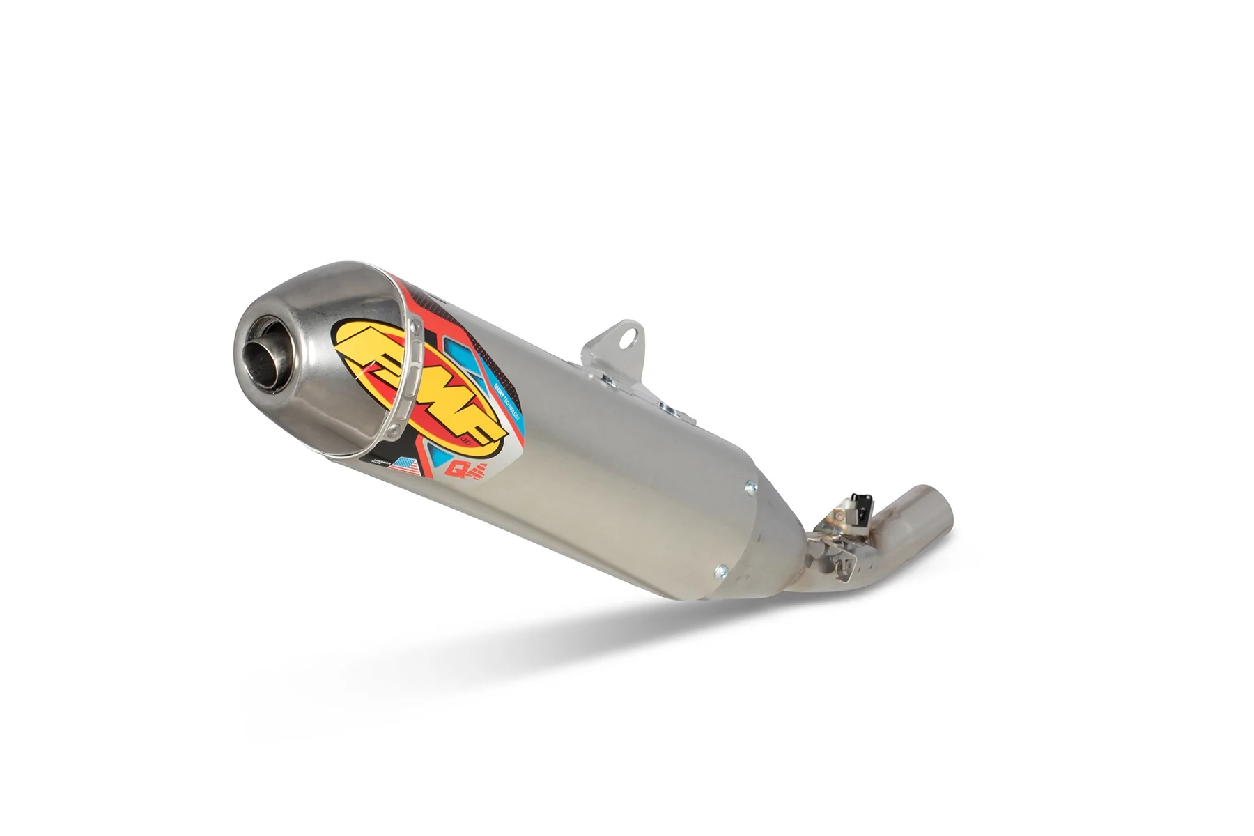 FMF Racing 041578 Q4 HEX Spark Arrestor Slip-On Natural